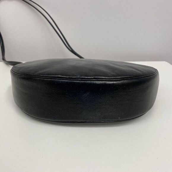 Vintage Judith Leiber Leather Purse Black Gold Tone Metal DUCK Clasp RARE‎ TLC - Picture 7 of 12